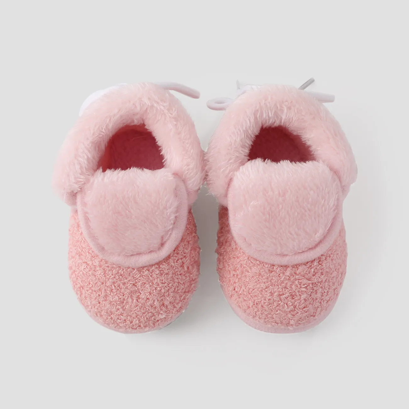 Baby & Toddler Solid Color Furry Prewalker Shoes  big image 1