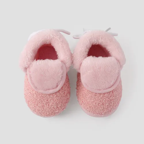 Baby & Toddler Solid Color Furry Prewalker Shoes