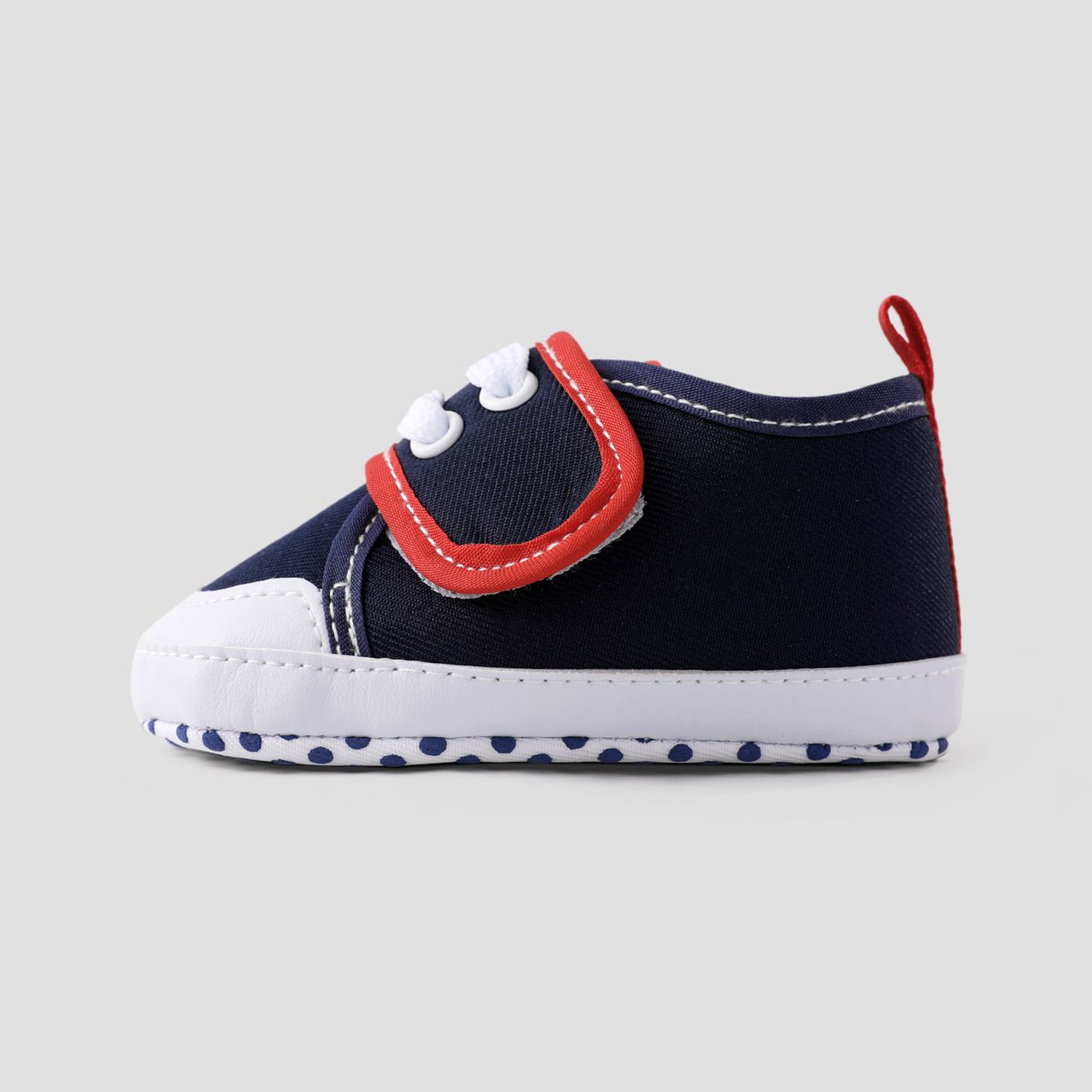 

Baby & Toddler Color Block Velcro Design Prewalker Shoes