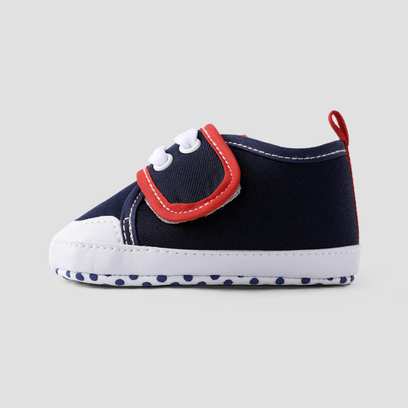 Baby & Toddler Color Block Velcro Design Prewalker Shoes