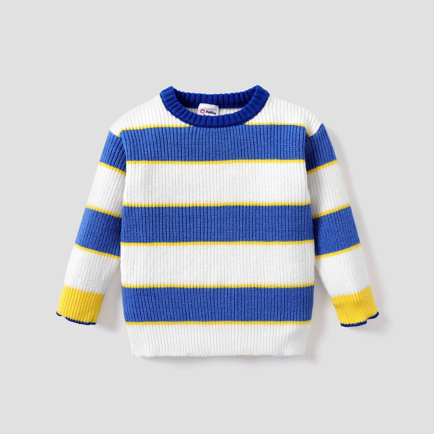 Baby Boy Casual Stripe Long Sleeve Sweater