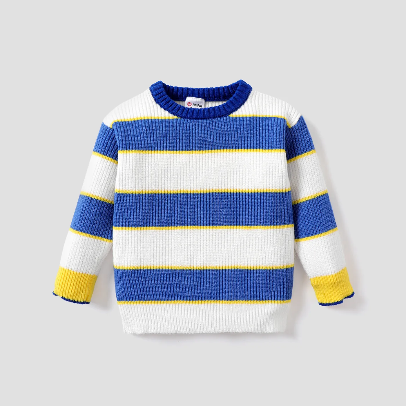 Baby Boy Casual Stripe Long Sleeve Sweater 