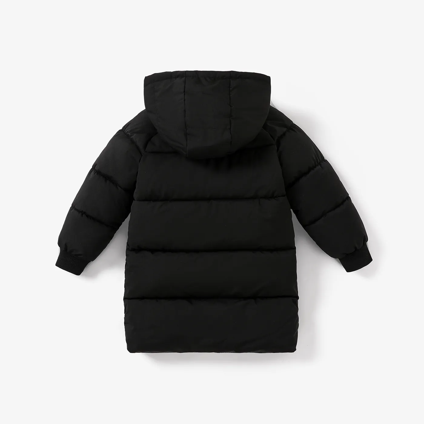 Toddler/Kid Boy/Girl Hooded Button Design Cotton-Padded Coat  image 2