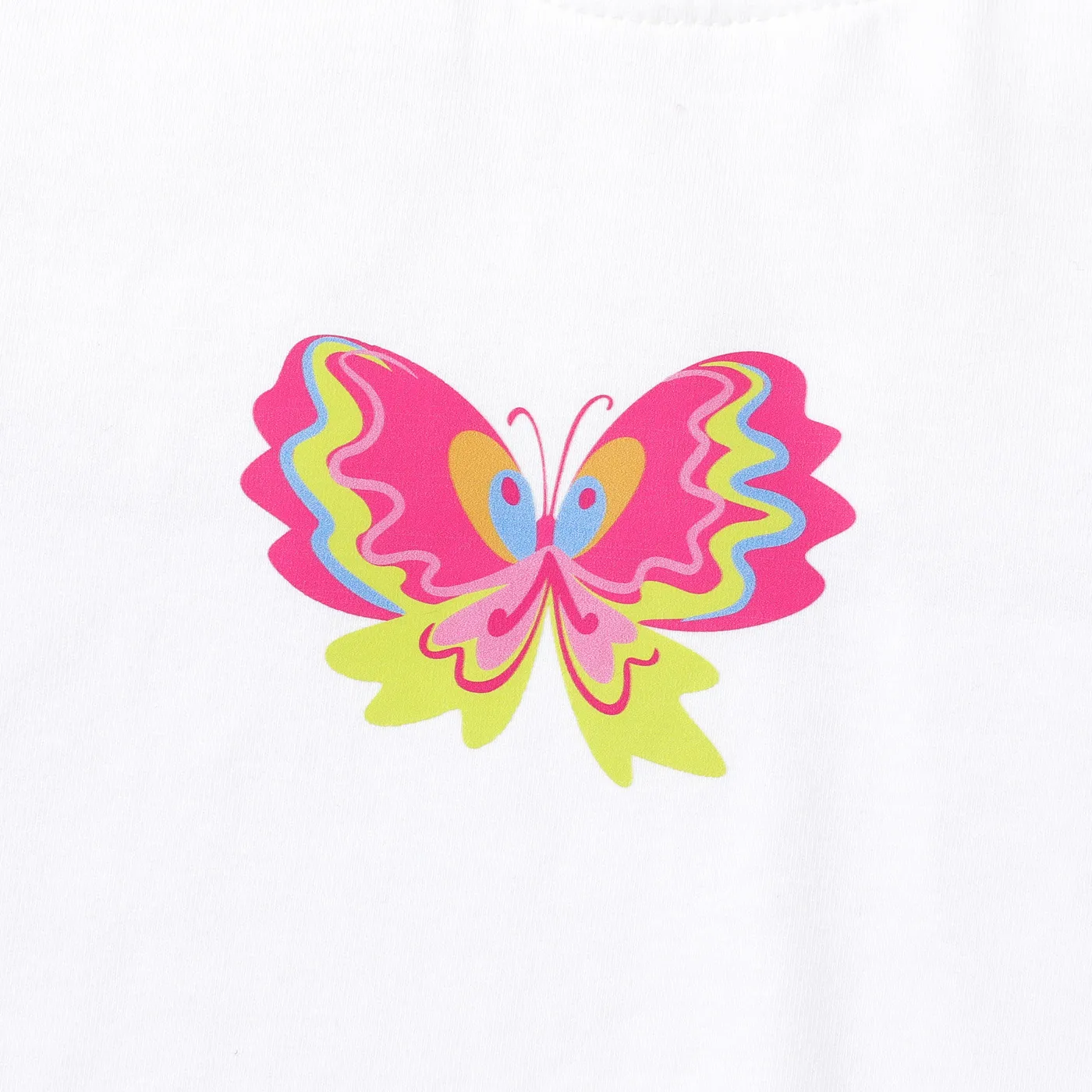 Kid Girl Sweet Butterfly Long Sleeve T-shirt / Denim Flared Jeans   image 5