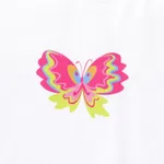 Kid Girl Sweet Butterfly Long Sleeve T-shirt / Denim Flared Jeans   image 5