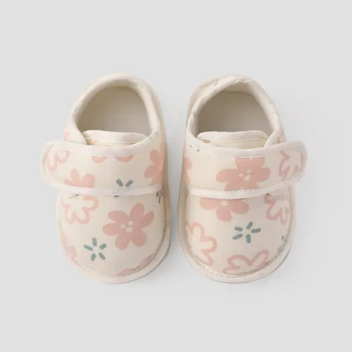 Baby & Toddler Cute Floral Print Velcro Prewalker Shoes
