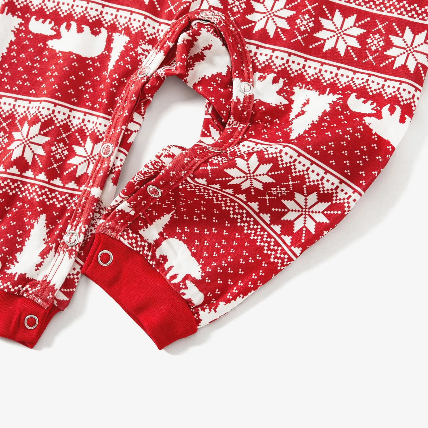 Natal Look de família Manga comprida Conjuntos de roupa para a família Pijamas (Flame Resistant)  image 6
