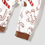 Christmas Family Matching Letter and Gingerbread Man Print Long-sleeve Pajamas Sets (Flame Resistant)  image 6