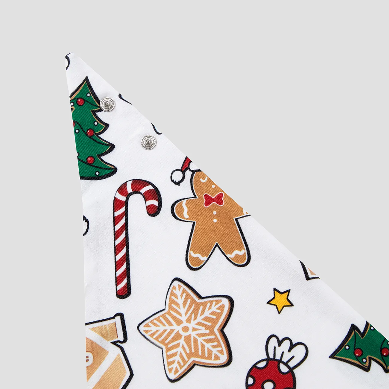 Christmas Family Matching Cute Cartoon Print Pajamas Sets (Flame Resistant)  Multi-color big image 1