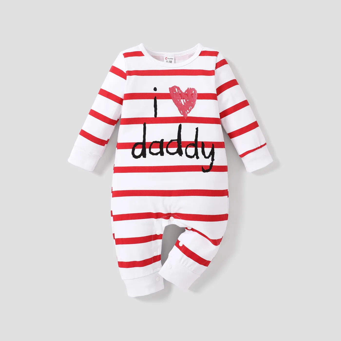 Bebé Unisex Informal Manga larga Monos Rojo