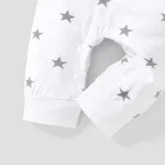 Baby Boy/Girl 95% Cotton Long-sleeve Love Heart Letter Print Stars/Striped Jumpsuit  image 6