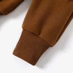 Baby Boy/Girl Solid Fleece-lining Casual Pants  image 3