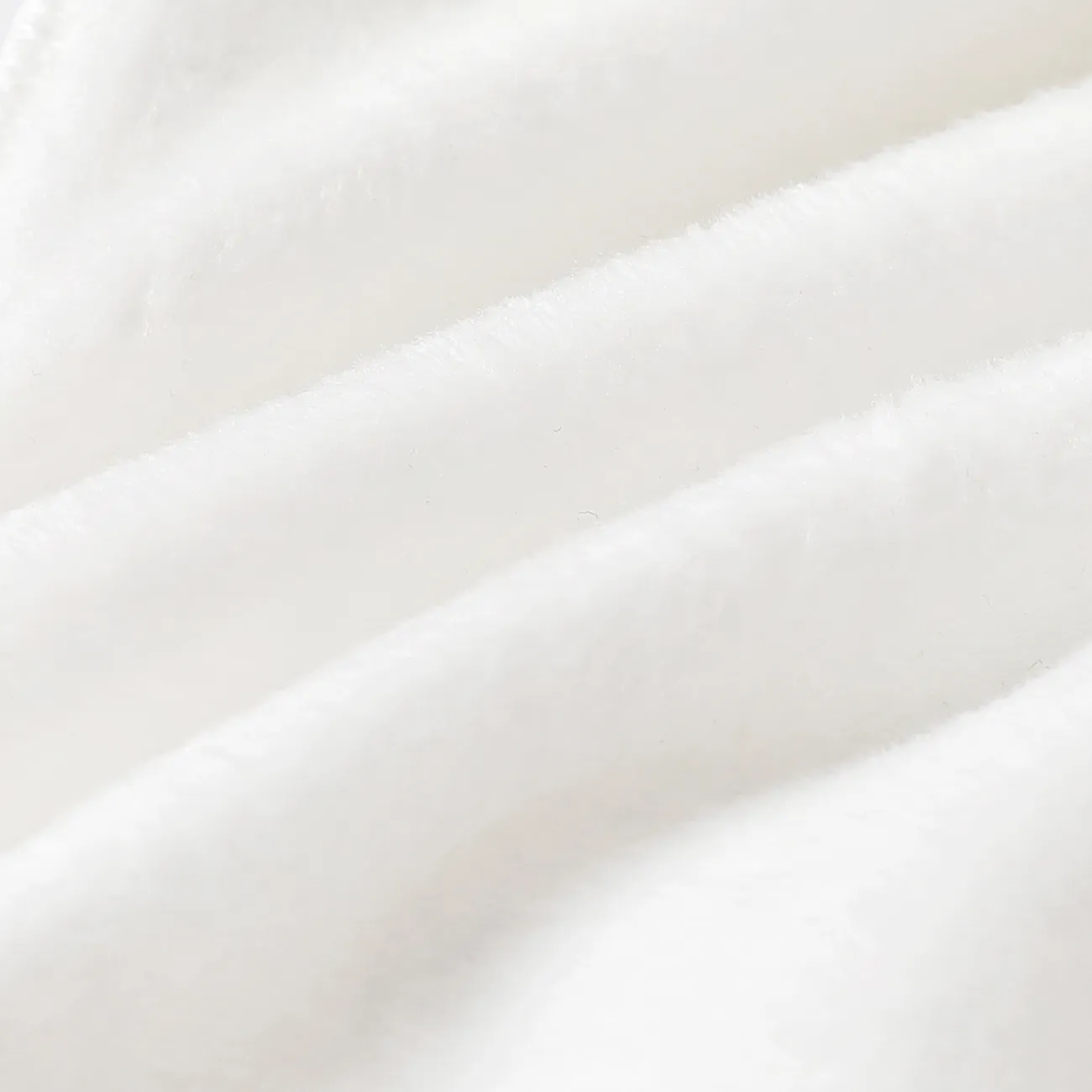 Baby Boy/Girl Solid Fleece-lining Casual Pants White big image 1