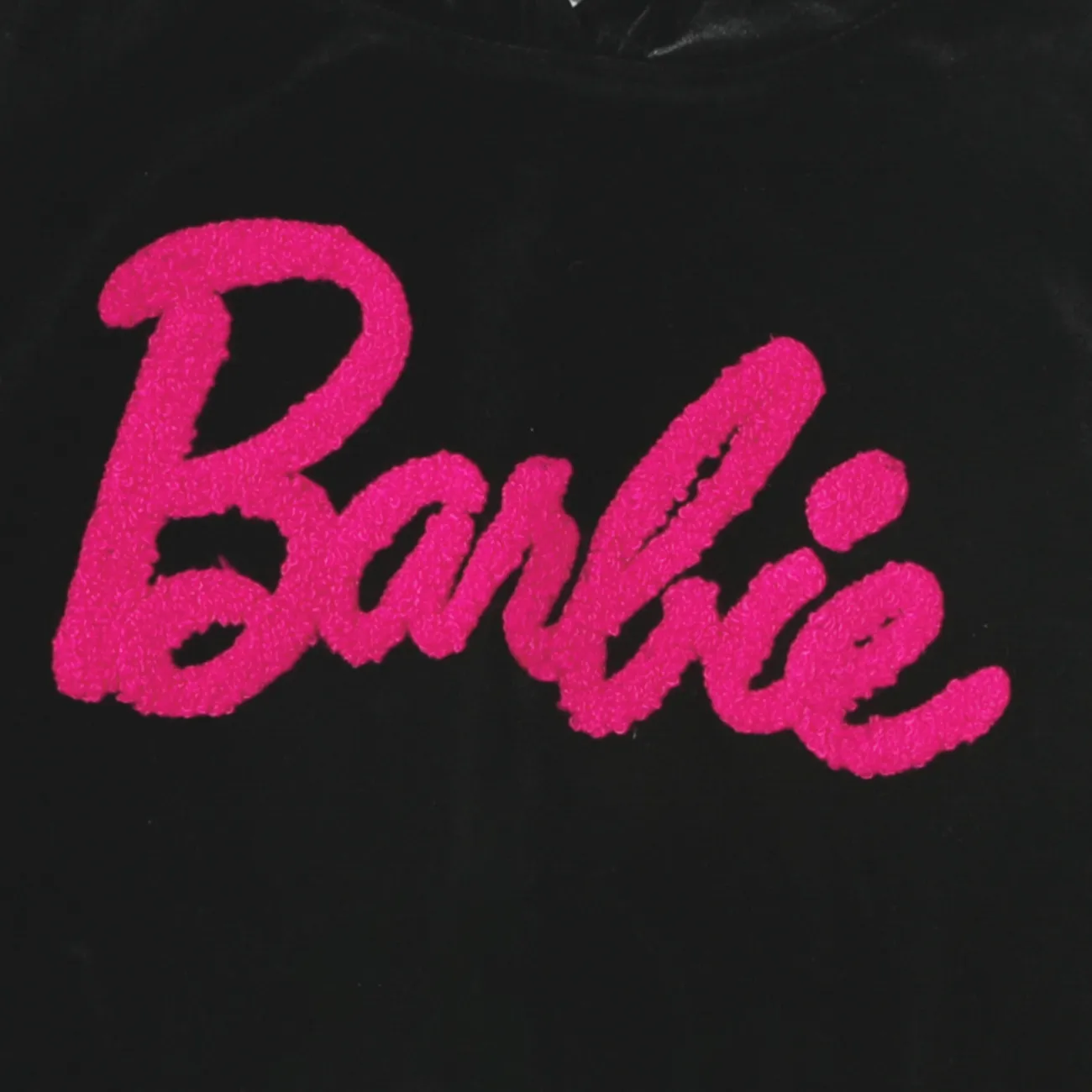 Barbie بدلة تنورة 2 - 6 سنوات حريمي كم طويل بغطاء للرأس حروف أسود big image 1