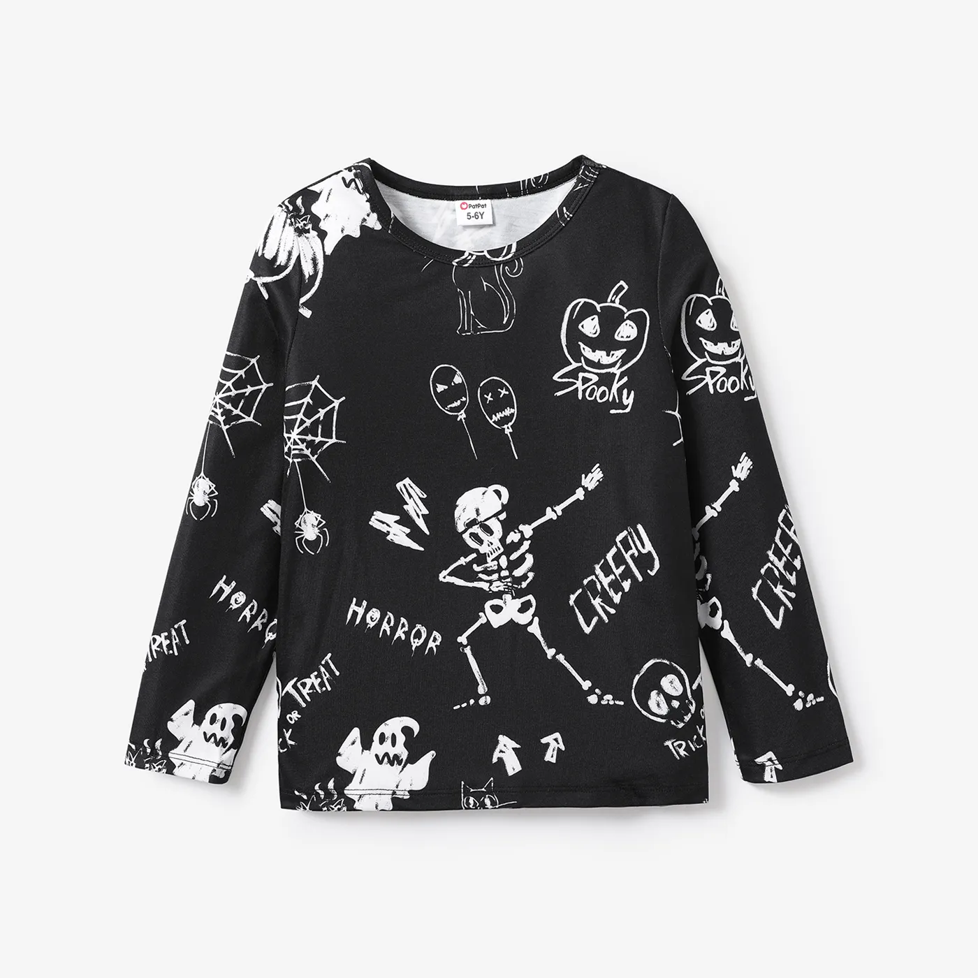 Halloween Kid Boy Childlike Full Print T-shirt
