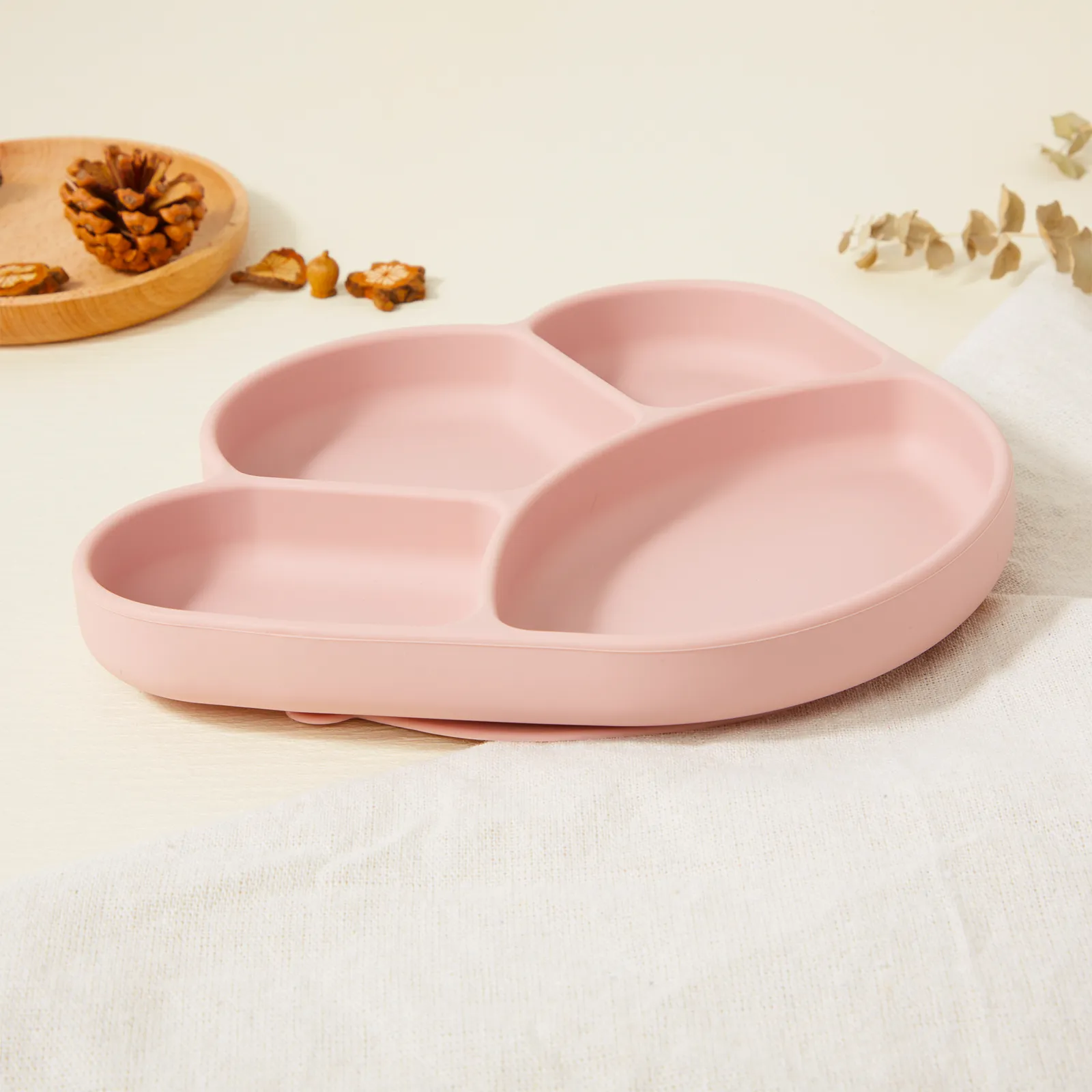 Silicone Kids' Meal Plate with Suction Base  image 2