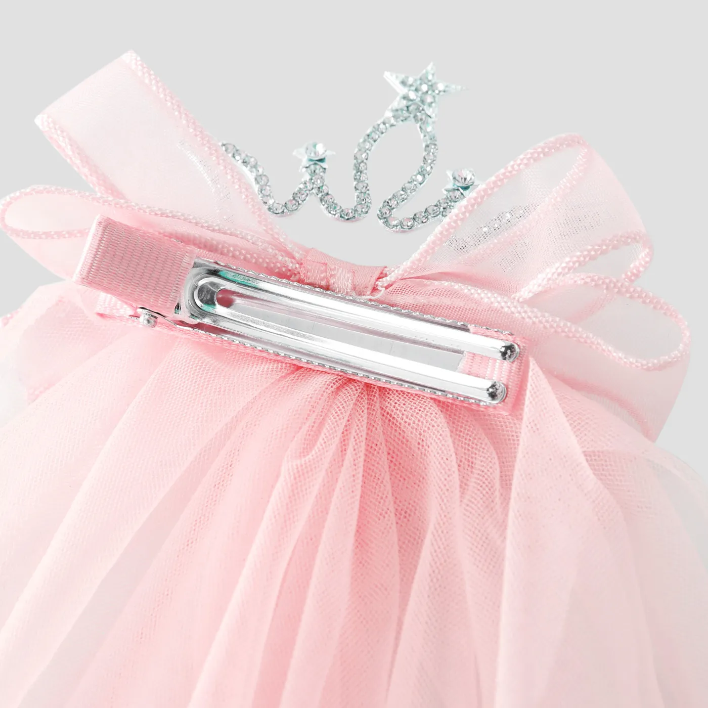An exquisite crown veil for a sweet and elegant princess Pink image 4