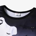 Halloween Kid Boy Pumpkin/Letter/Animal Print Long Sleeves T-shirt  image 3