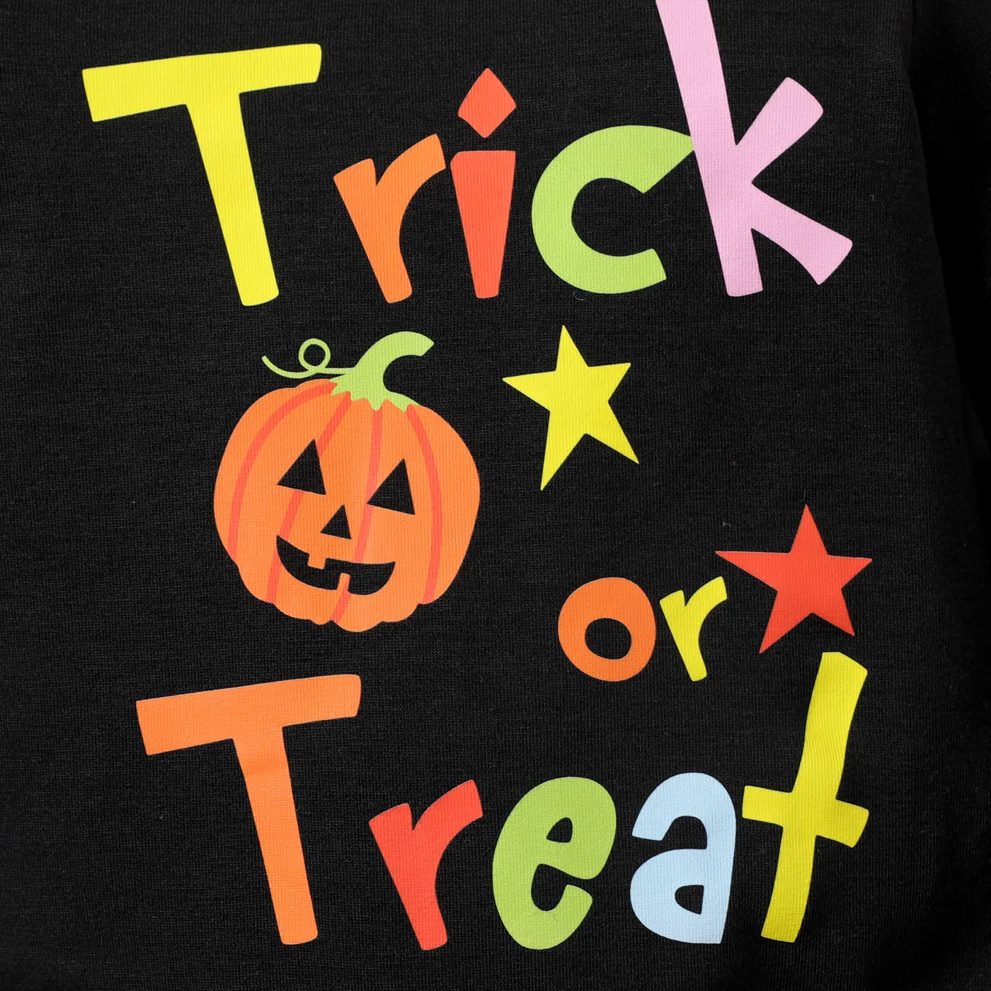 3pcs Baby Girl/Boy Halloween Polyester Set Black image 4