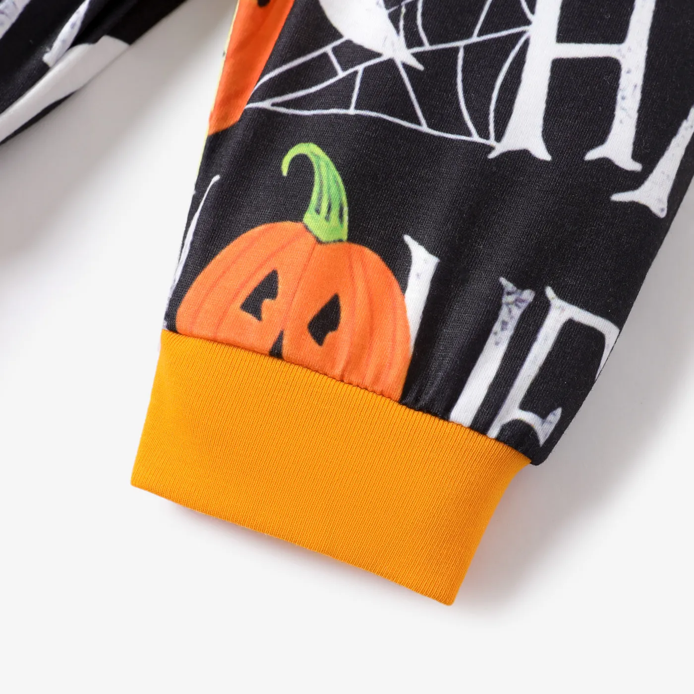 3pcs Baby Girl/Boy Halloween Polyester Set Black image 5