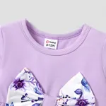 2PCS Baby Girl Hyper-Tactile Design Sweet Floral Top/Pant  image 4
