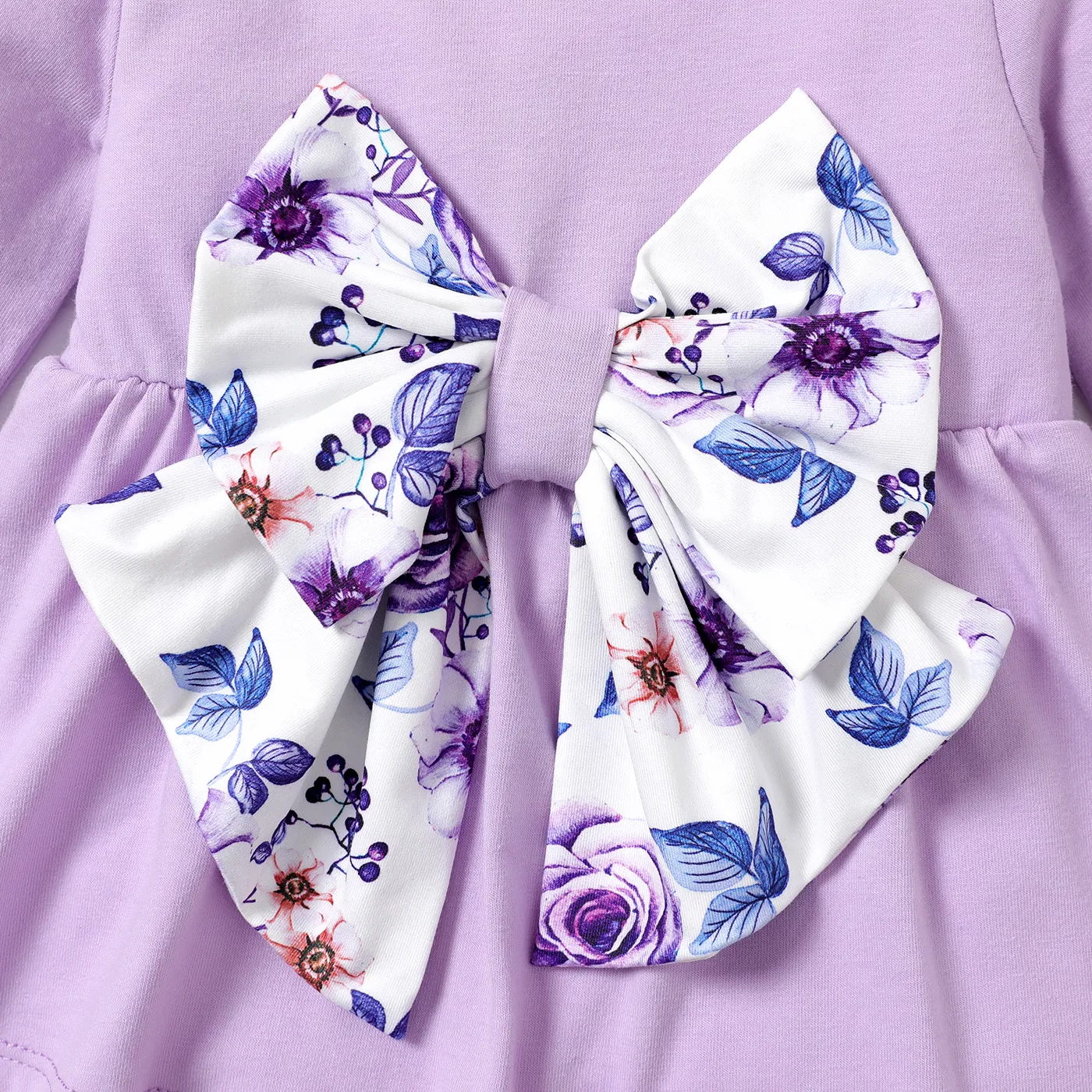 2PCS Baby Girl Hyper-Tactile Design Sweet Floral Top/Pant  image 5