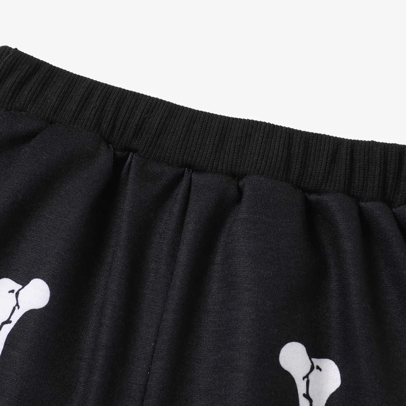 2pcs Baby Boy Halloween Childlike Style Set Black image 4