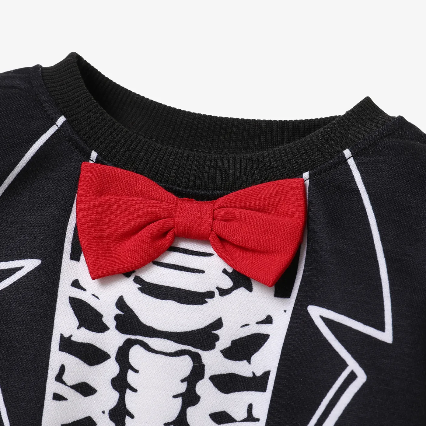 2pcs Baby Boy Halloween Childlike Style Set Black image 3