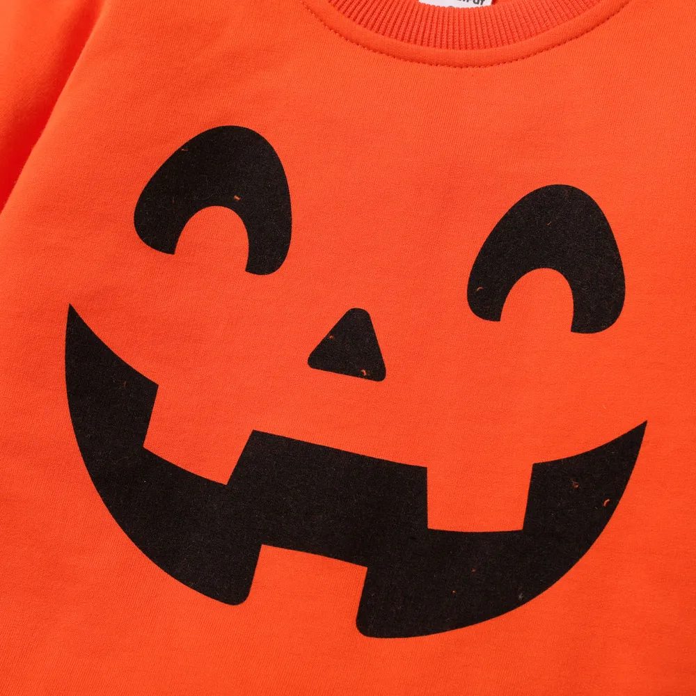 Toddler Girl/Boy Halloween Pattern Sweatshirt big image 5