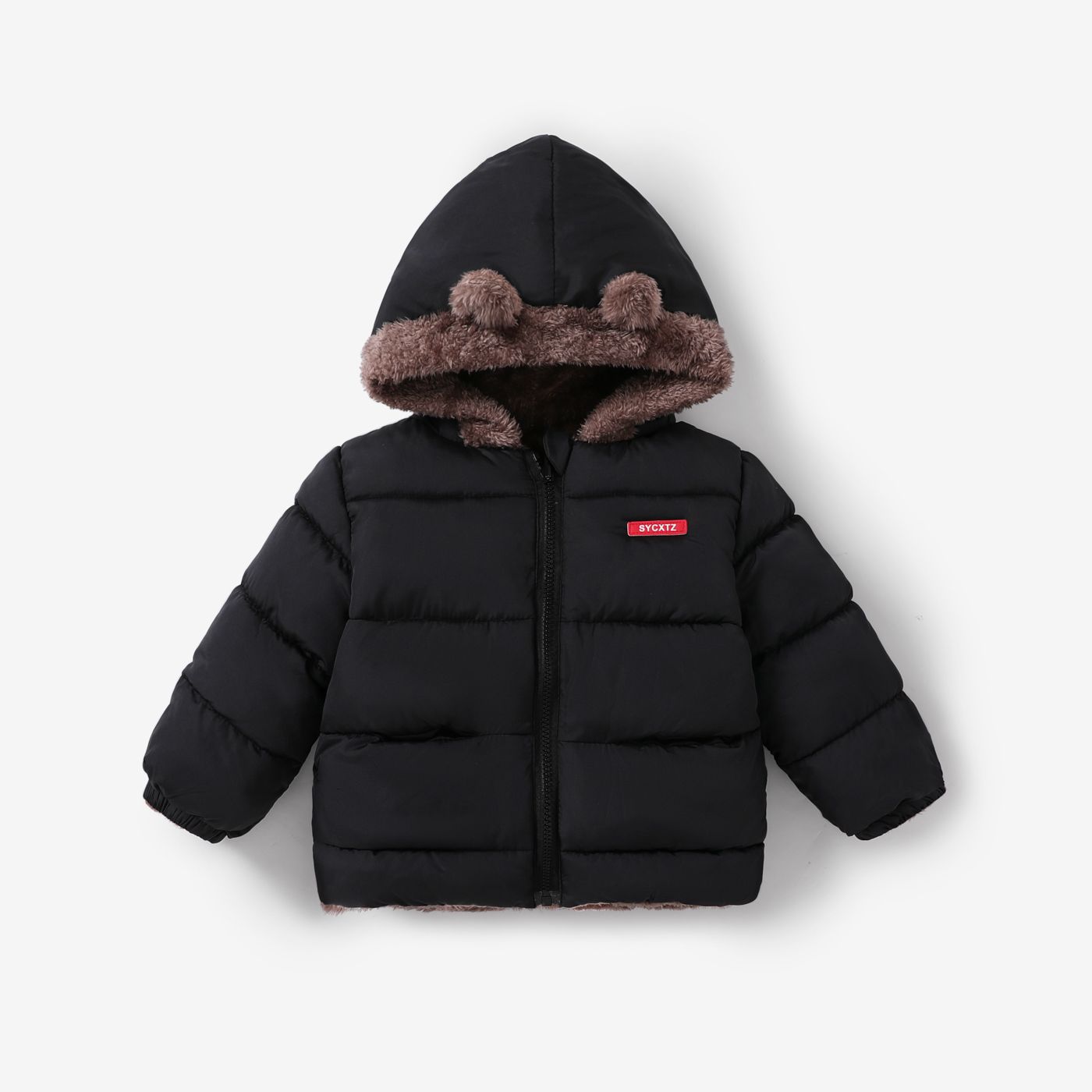 

Toddler Boy/Girl Solid Color Thick Down Jacket
