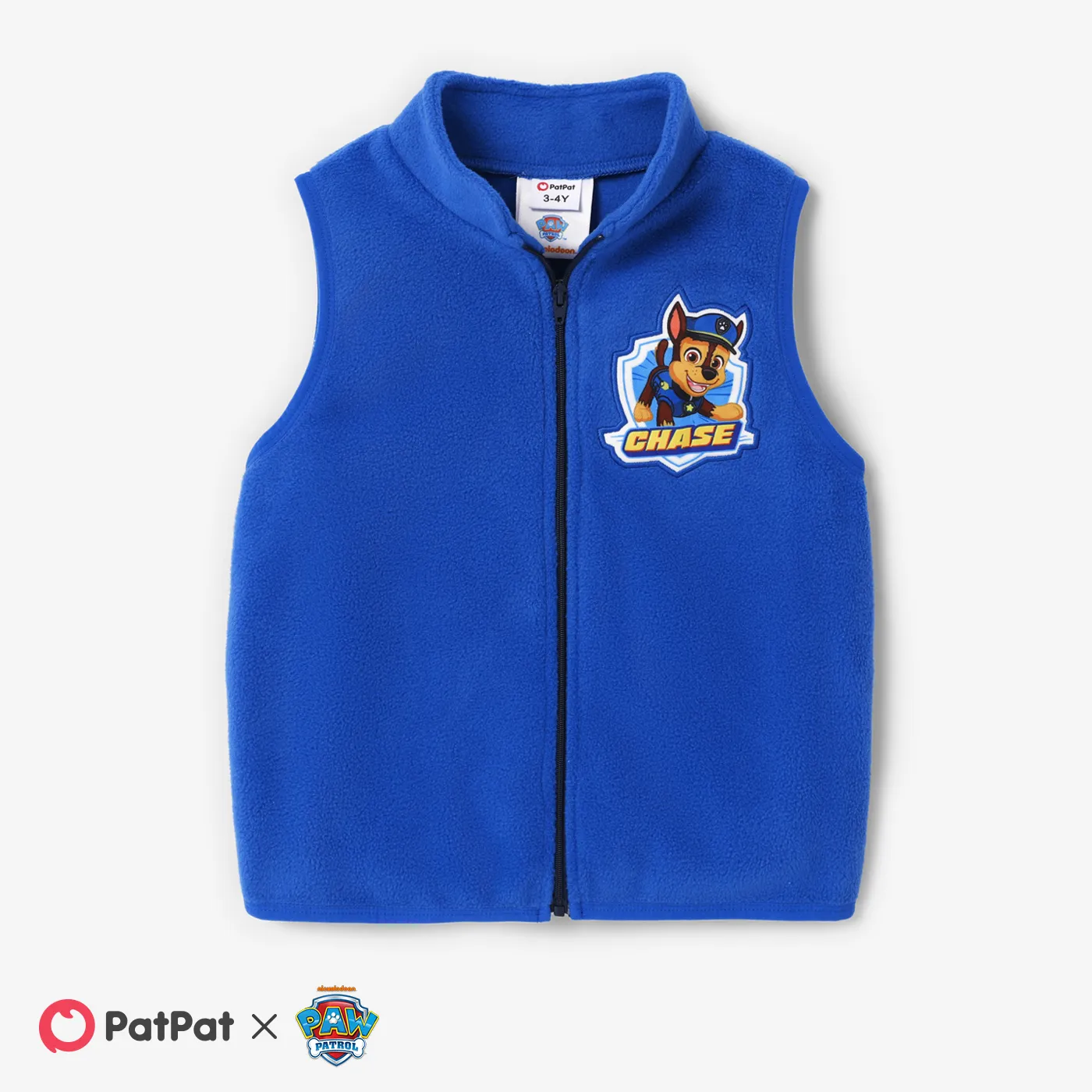 PAW Patrol Toddler Boy Character Print White Top or Blue Waistcoat or Black Pants Blue