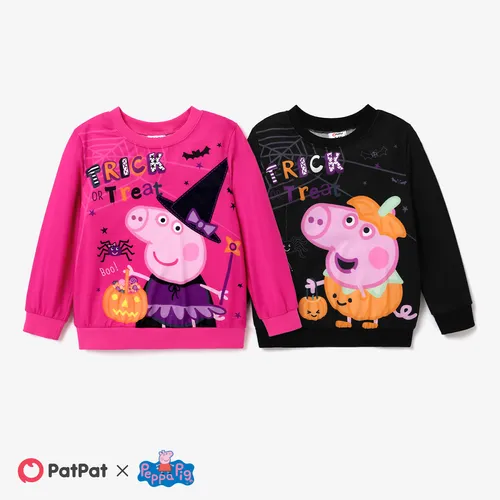 Peppa Pig Halloween Toddler Girl/Boy Piggy Pumpkin Long-sleeve Top