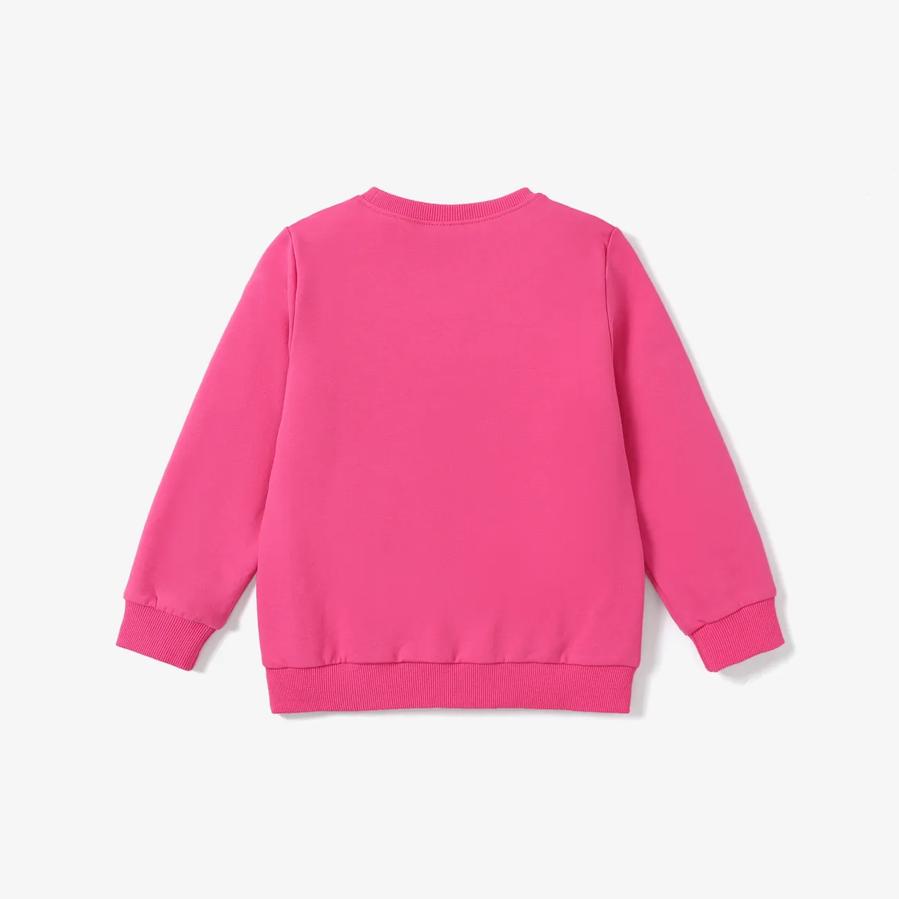 Kinder Mädchen Buchstaben Pullover Sweatshirts Fuchsie big image 1