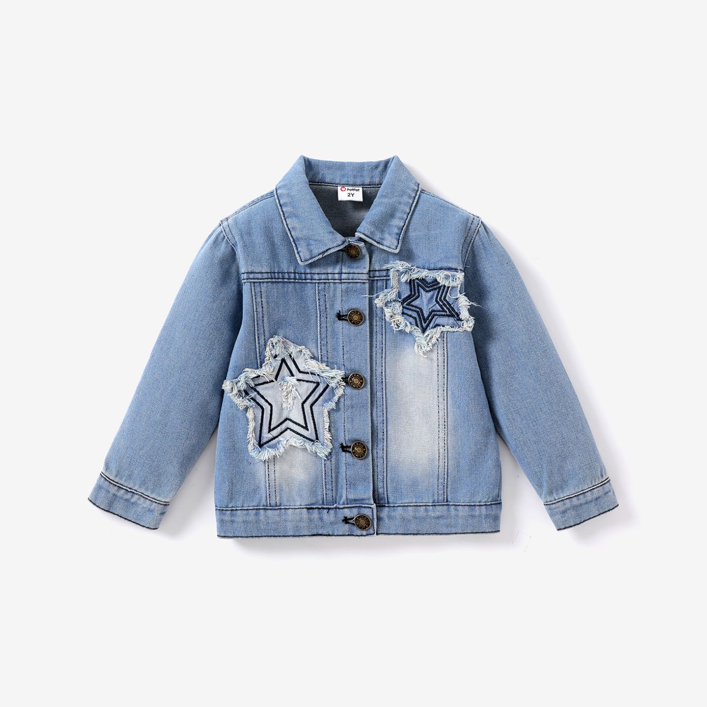 Toddler Garçon / Fille Avant-garde Veste En Denim à La Mode