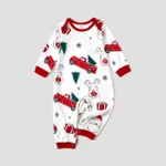 Christmas Trunk and Santa Print Family Matching Pajamas Sets (Flame Resistant)  image 2