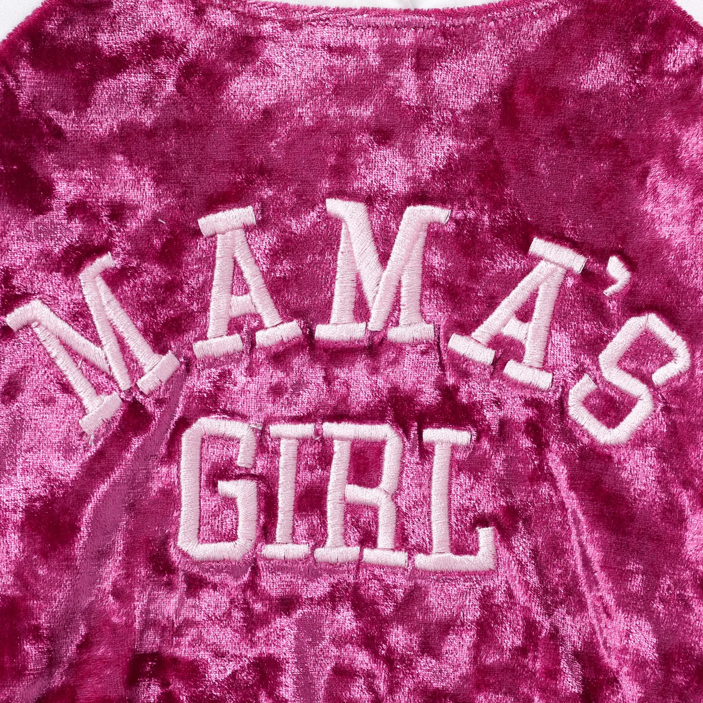 2PCS Toddler Girl Avant-Garde Letter Pattern Top/ Pant Set Hot Pink image 3