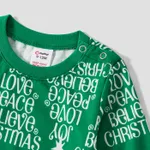 Christmas Letter Tree Print Family Matching Pajamas Sets (Flame Resistant)  image 4