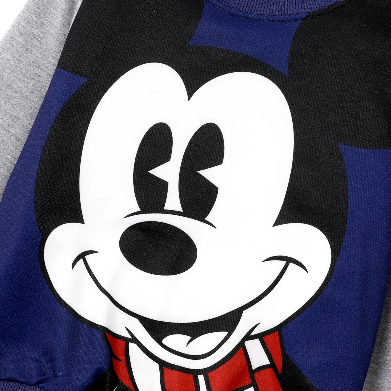 Disney Mickey and Friends Kleinkinder Jungen Stoffnähte Kindlich Sweatshirt-Sets dunkelblau big image 1