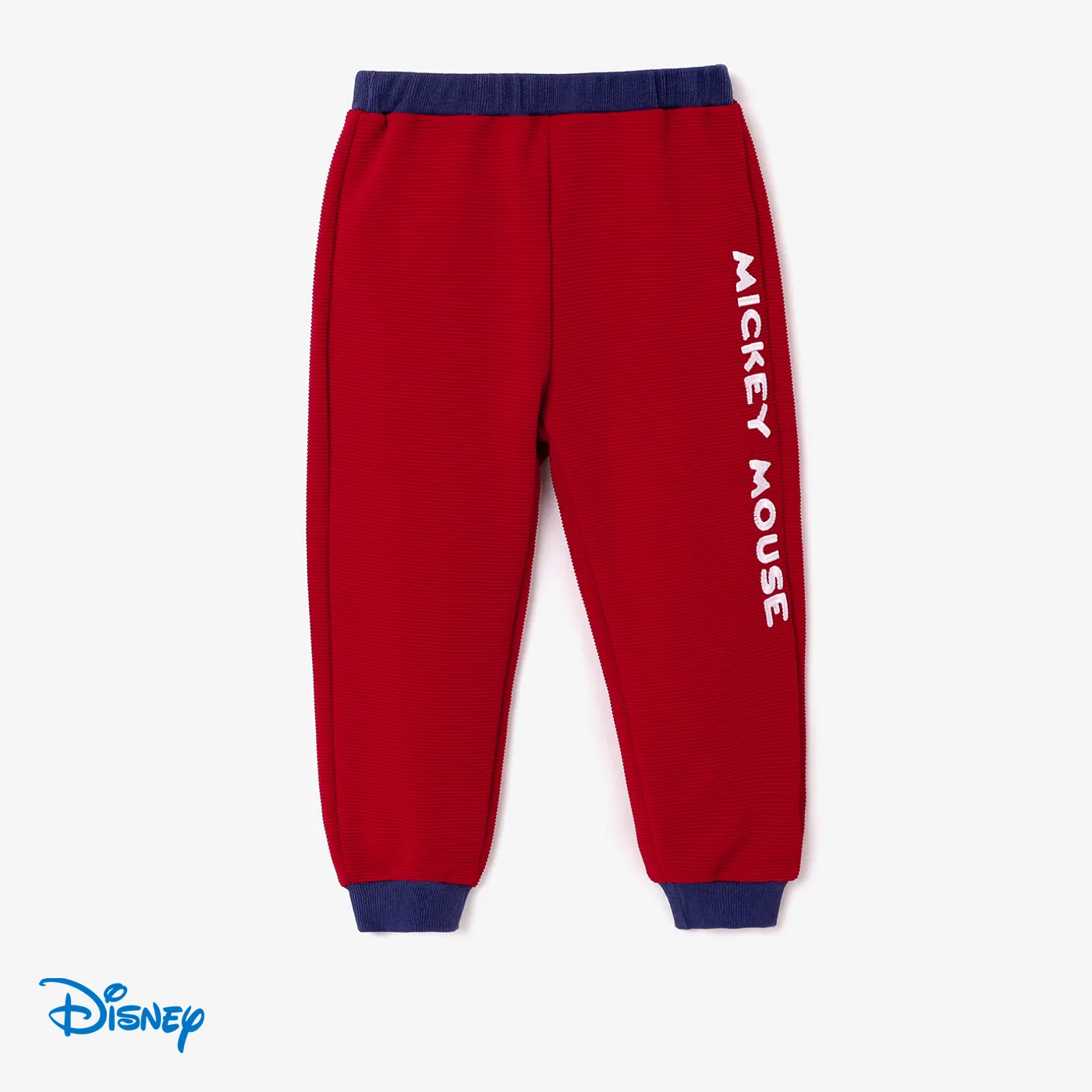 Disney Mickey and Friends Toddler Boy Mickey Mouse Pattern Print Long-sleeve Top or Pants Red