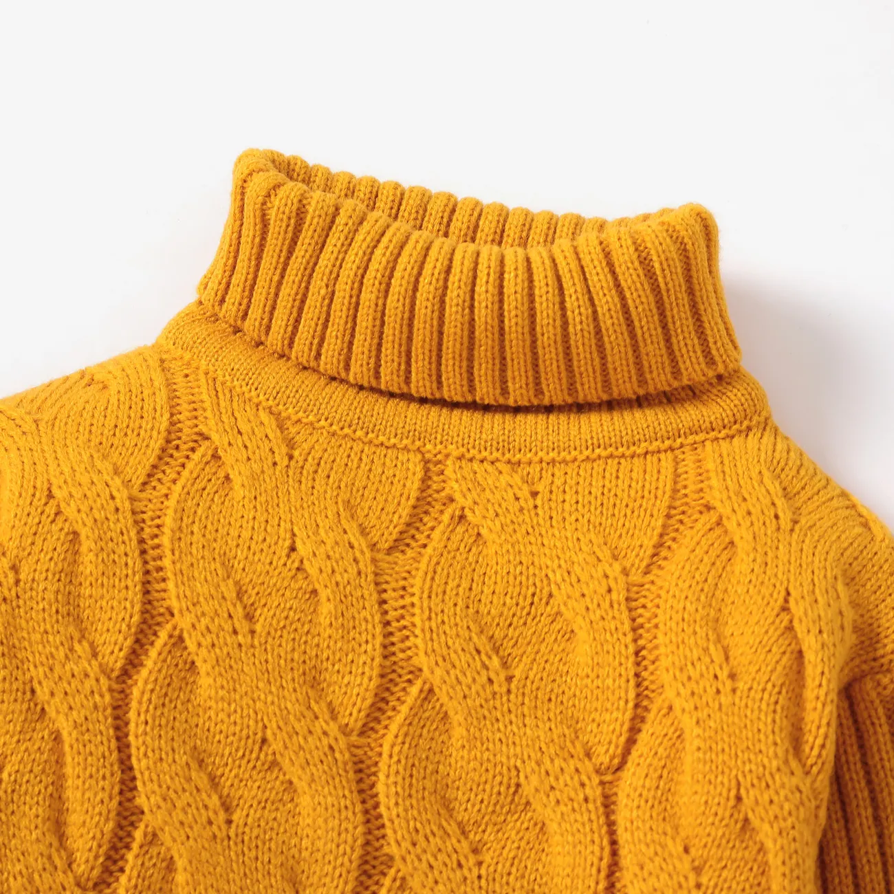 Kleinkinder Jungen Stehkragen Basics Pullover gelb big image 1