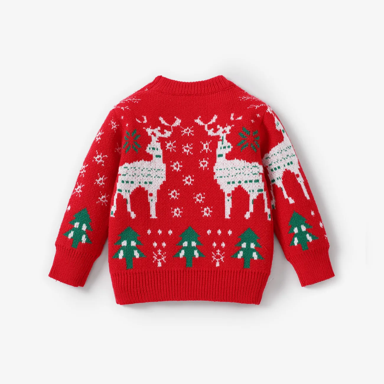 Baby/Toddler Boy/Girl Childlike Christmas Sweater Red big image 1
