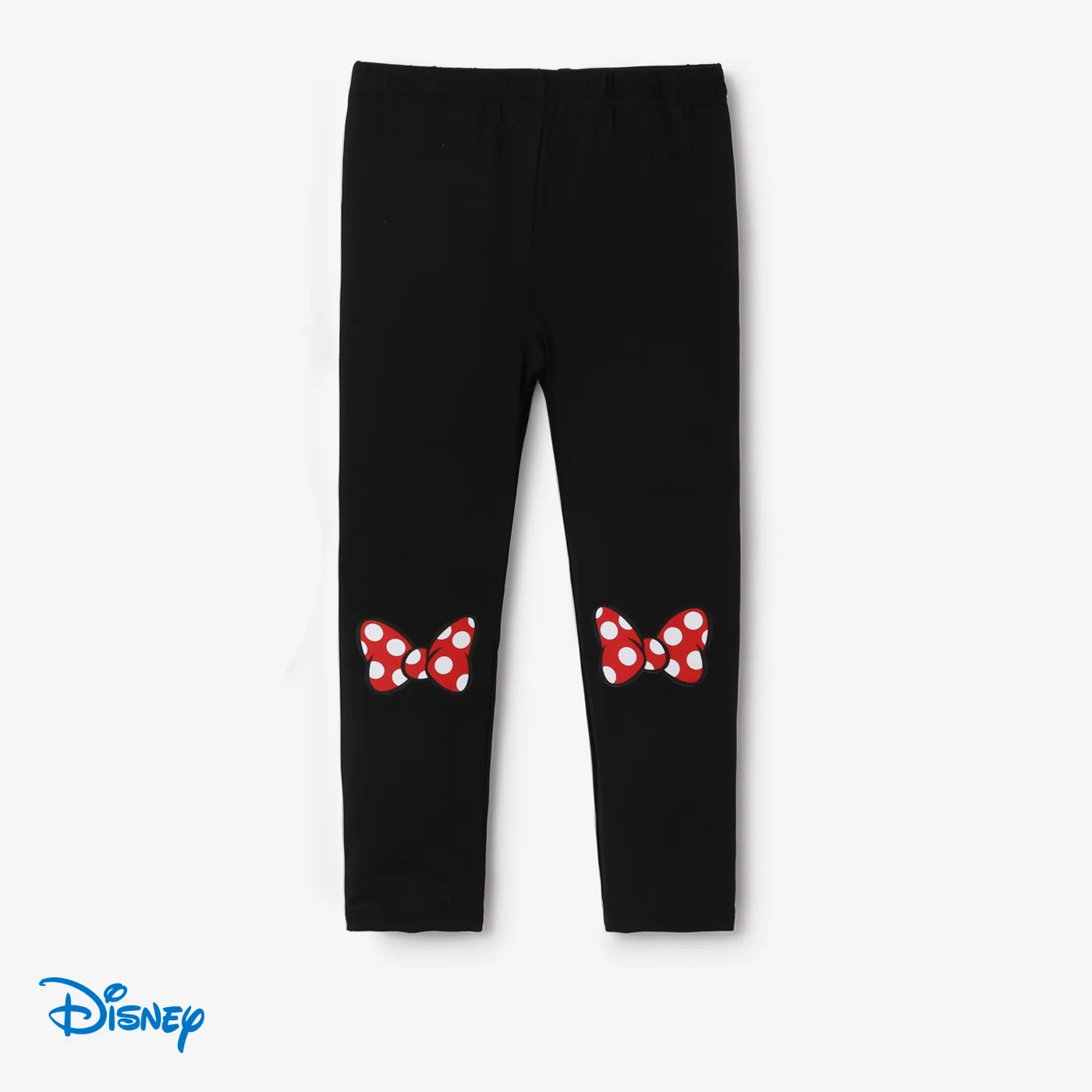 Disney Mickey and Friends Kid Girl 2pcs Polka Dots Print Long-sleeve Top or Pants  Black
