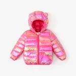  Toddler Boy/Girl Childlike 3D Ear Design Winter Coat Pink