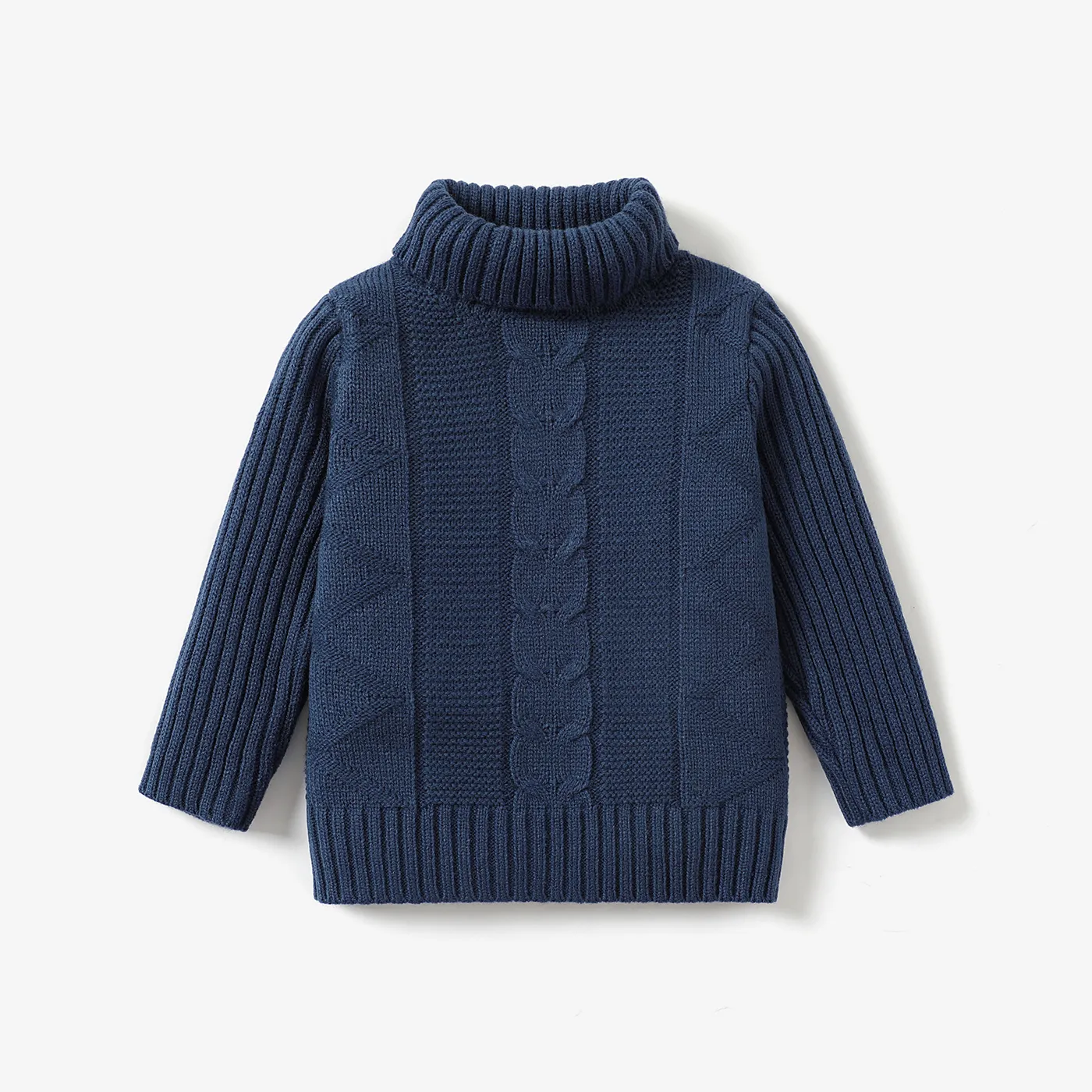 Bebé Unissexo Casual Manga comprida Camisola Azul Escuro