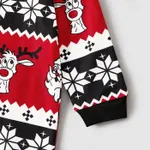 Christmas Santa and Reindeer Allover Print Family Matching Pajamas Sets (Flame Resistant)  image 4