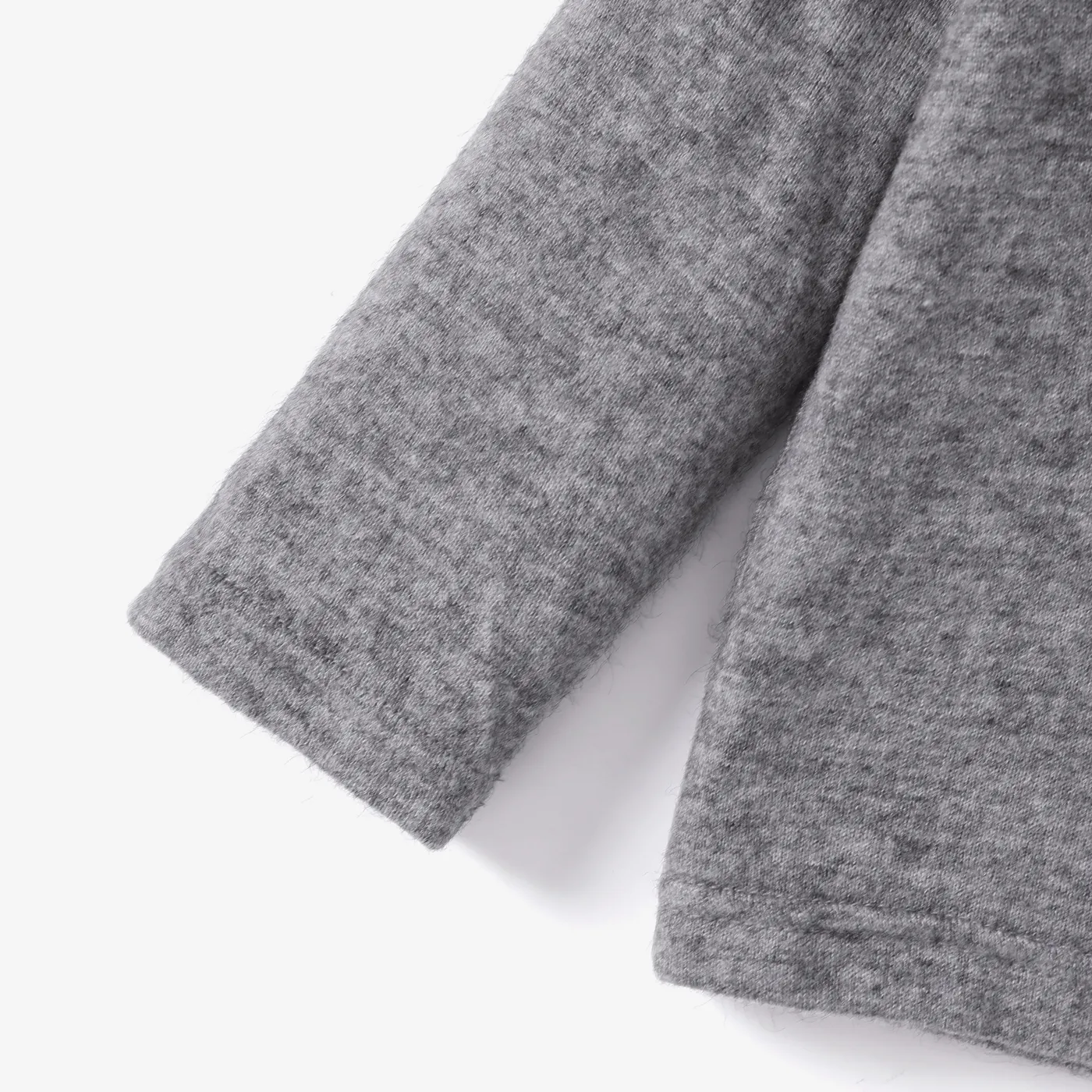 Toddler Girl/Boy Turtleneck Cashmere Solid Knit Sweater  image 4