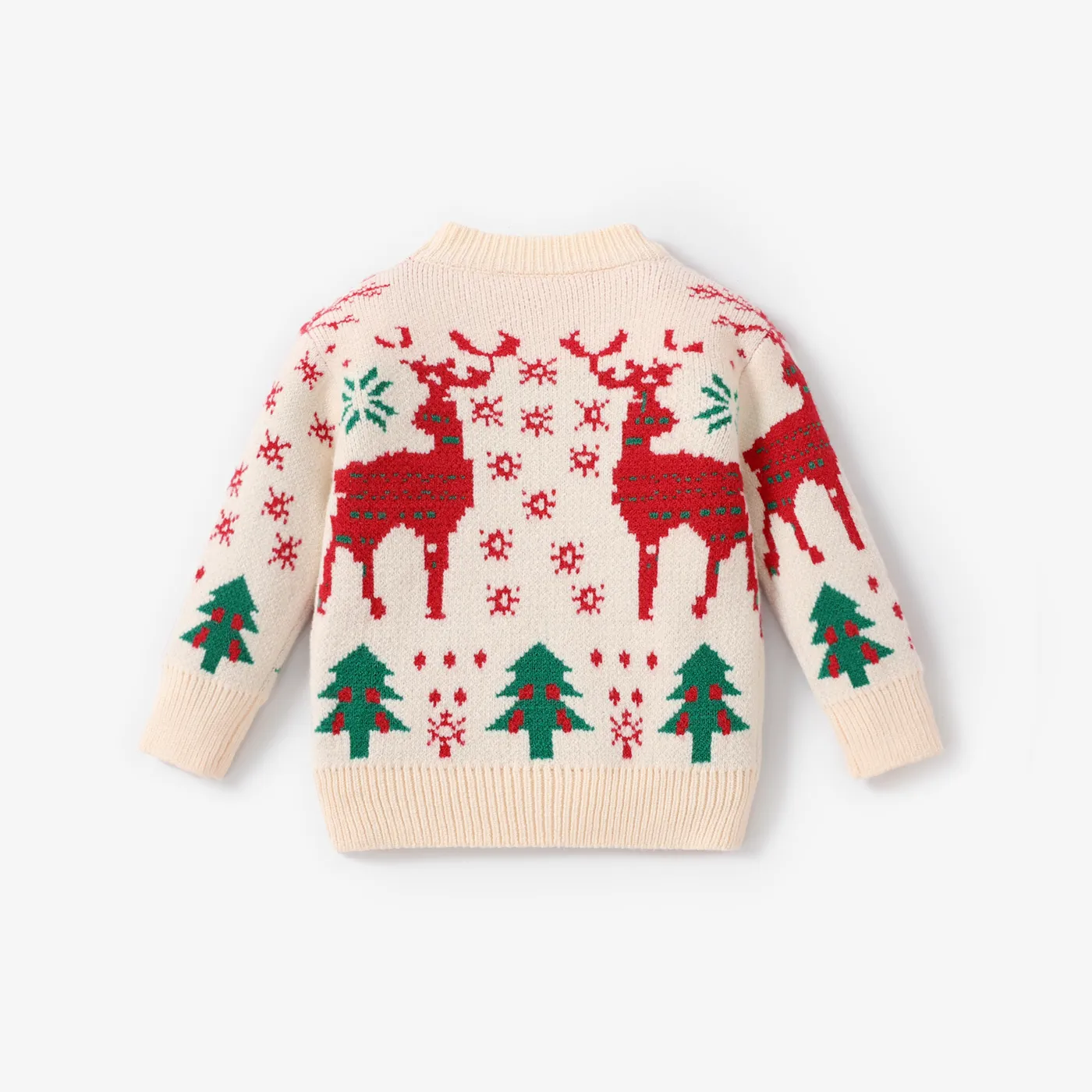 Baby/Toddler Boy/Girl Childlike Christmas Sweater Apricot image 6