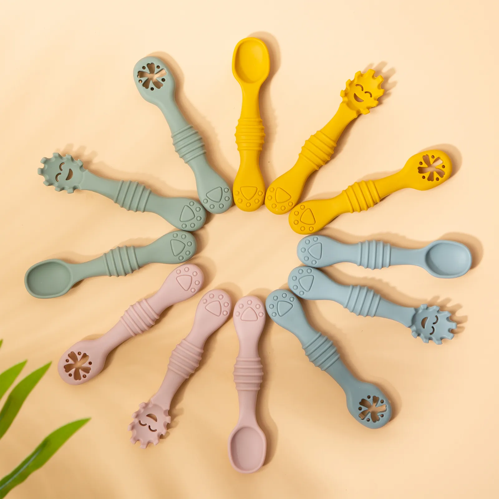 3pcs Baby Silicone Toothbrush BPA-Free Set  image 4
