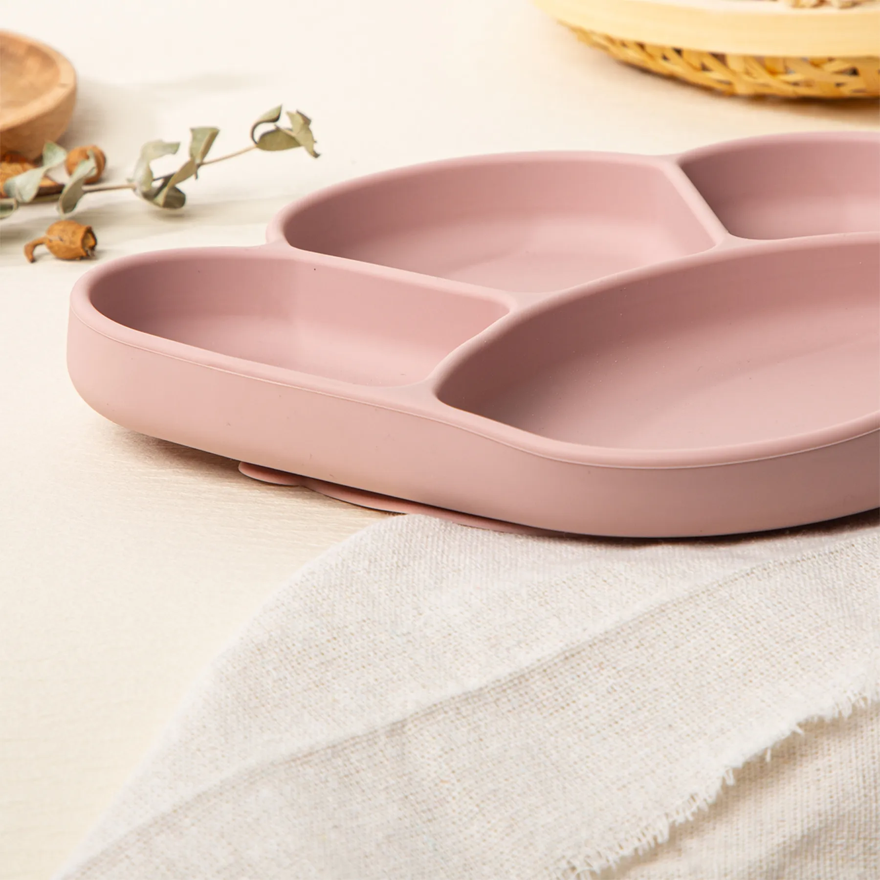 Silicone Kids' Meal Plate with Suction Base  image 4