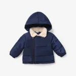 Baby Boy/Girl Thickened Thermal Fleece Lined Long-sleeve Quilted Winter Coat Blue